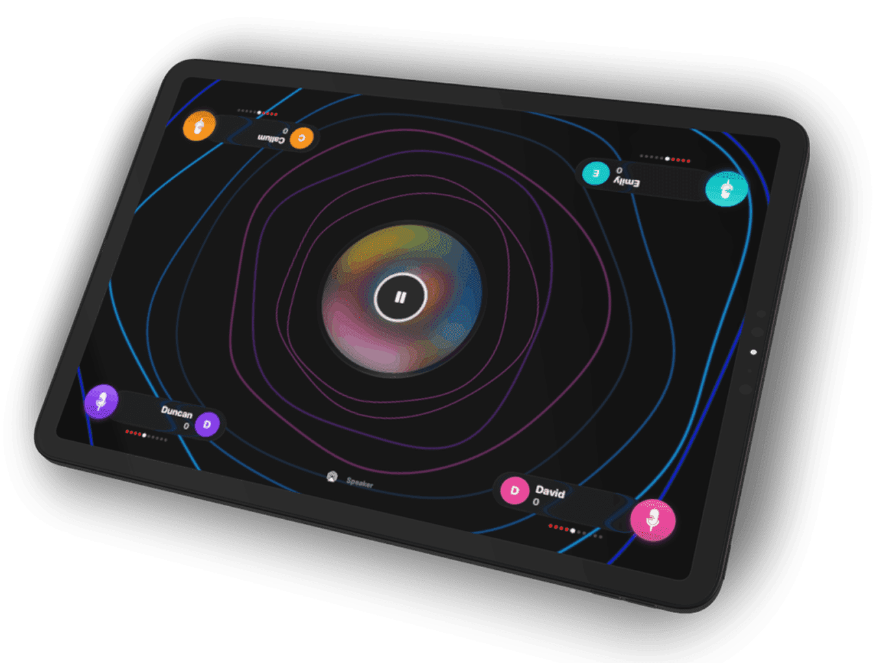 Pop Quiz running on iPad