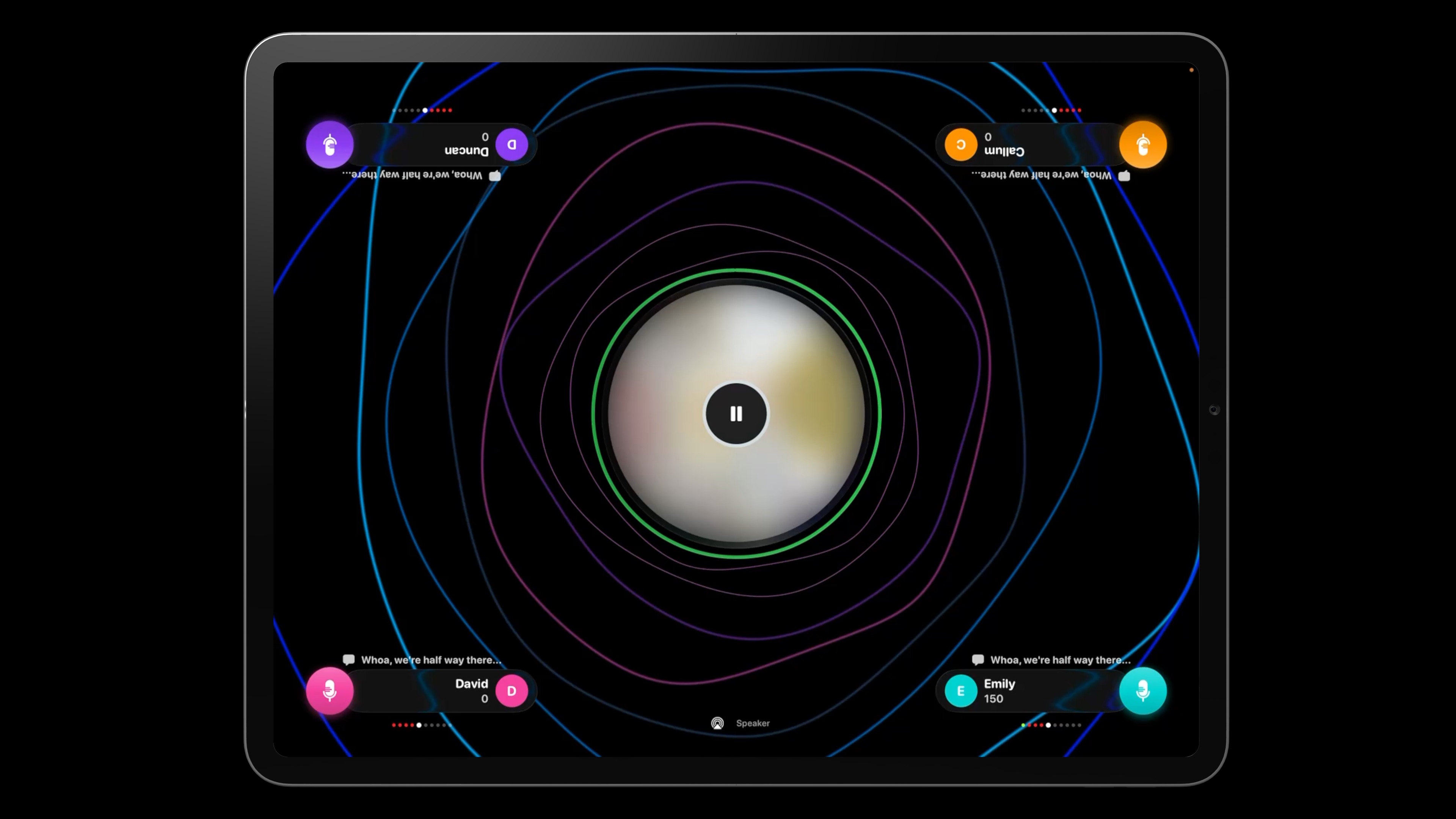 Four-player Party Mode on iPad
