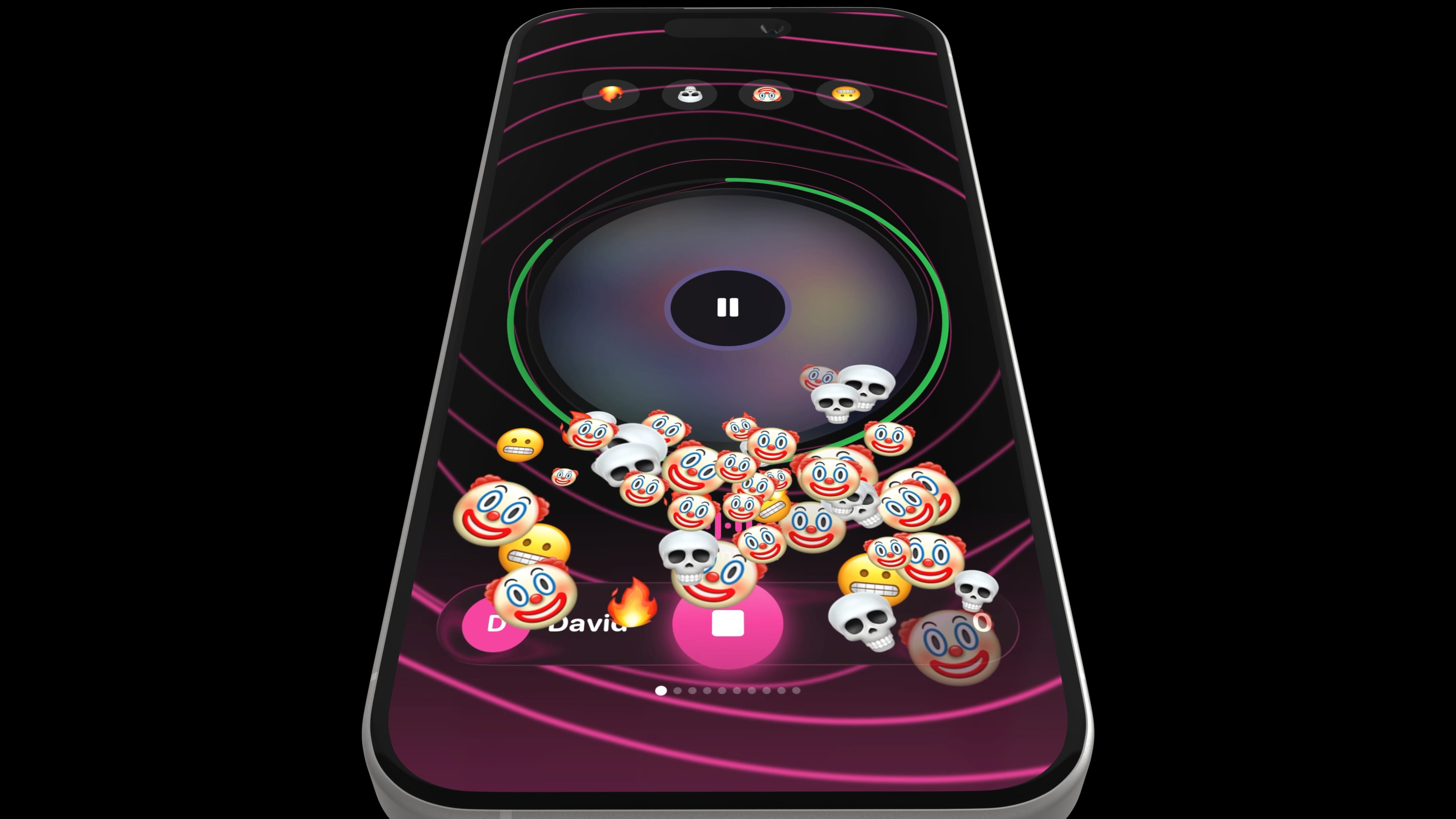 Taunt animations on iPhone